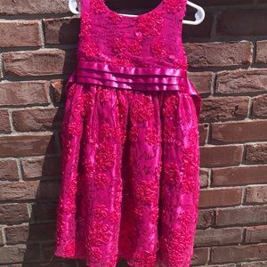 Girls 4/5 Hot Pink Dress